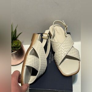 Splendid Cream Woven Women's Sandals